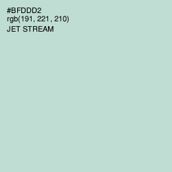 #BFDDD2 - Jet Stream Color Image
